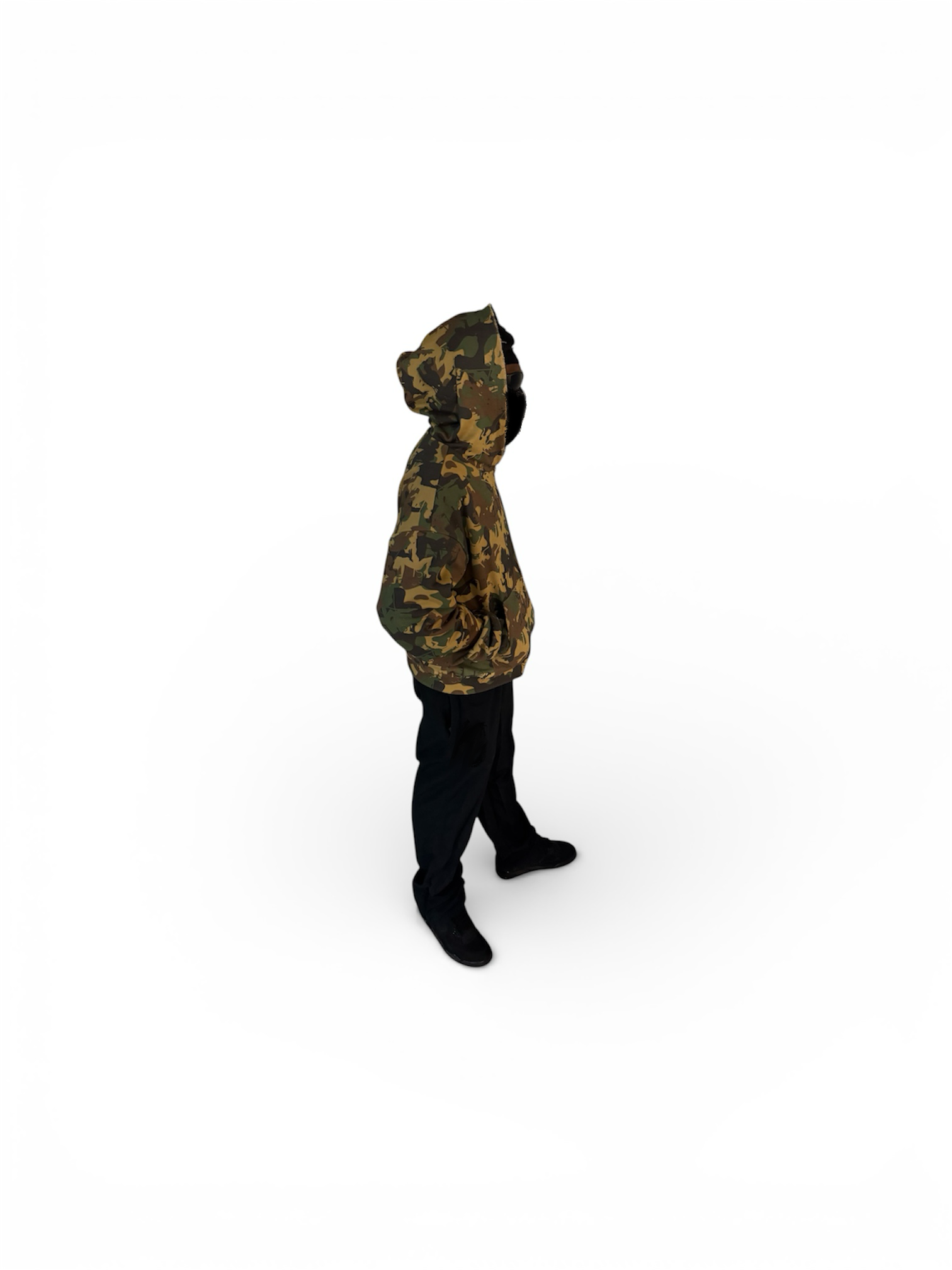 Ugly World Camouflage stripper reversible Zip up hoodie