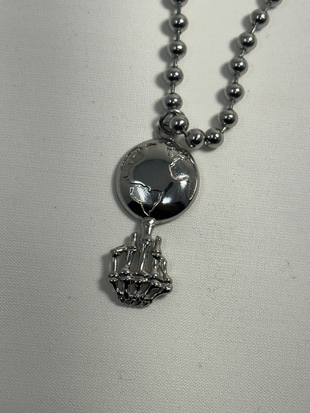 F**k The World  Stainless Steel Chain