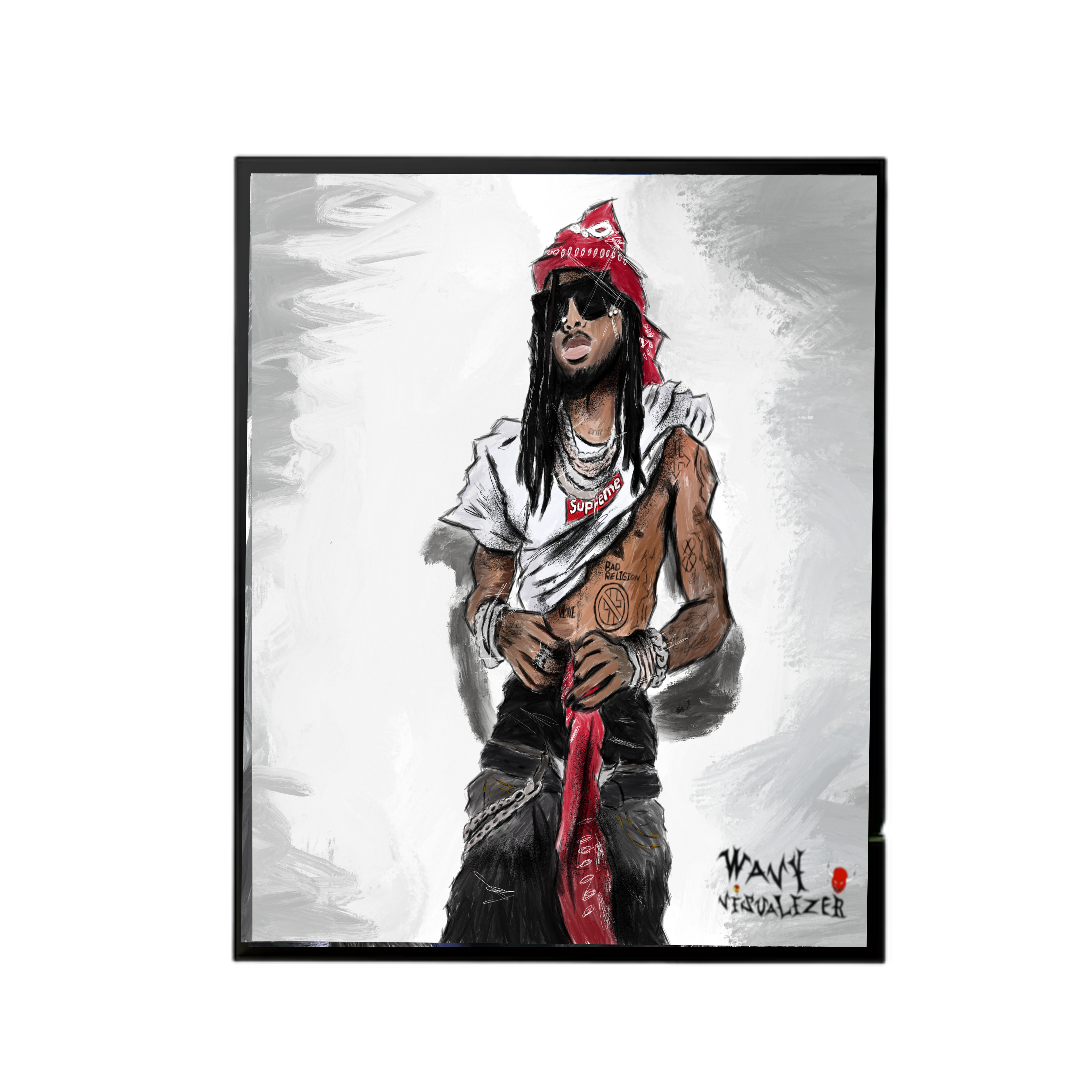 Carti for supreme Print