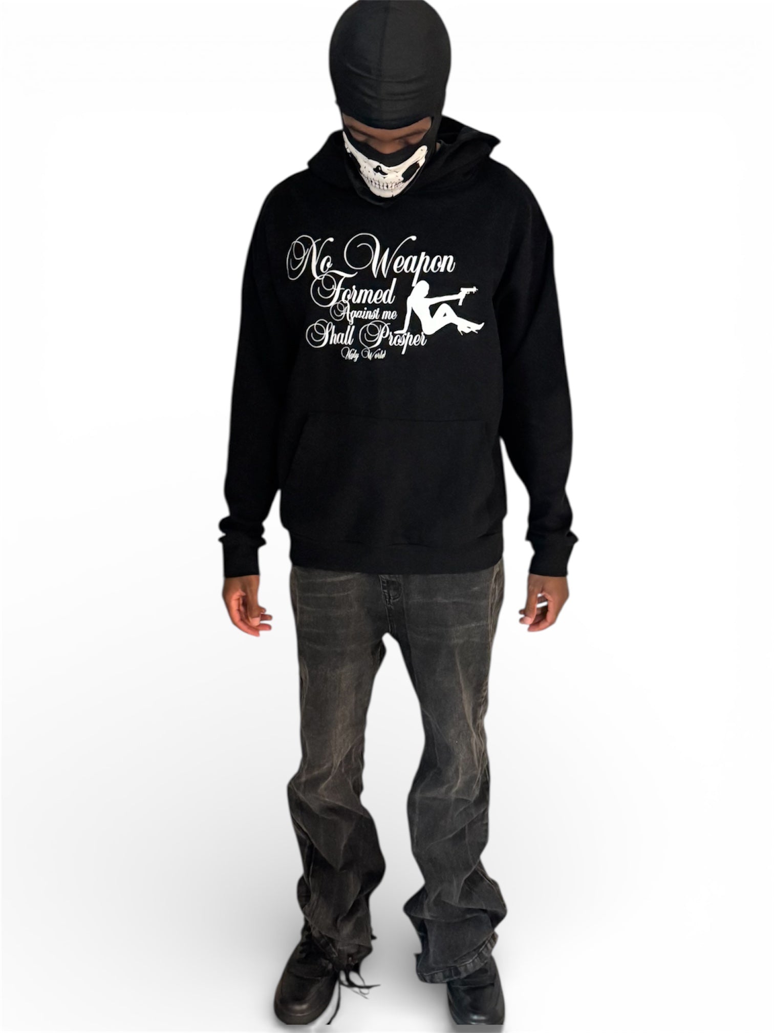 Ugly World No Weapon Formed Against Me Shall Prosper Hoodie