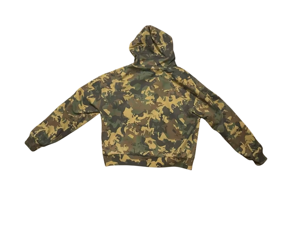 Ugly World Camouflage stripper reversible Zip up hoodie