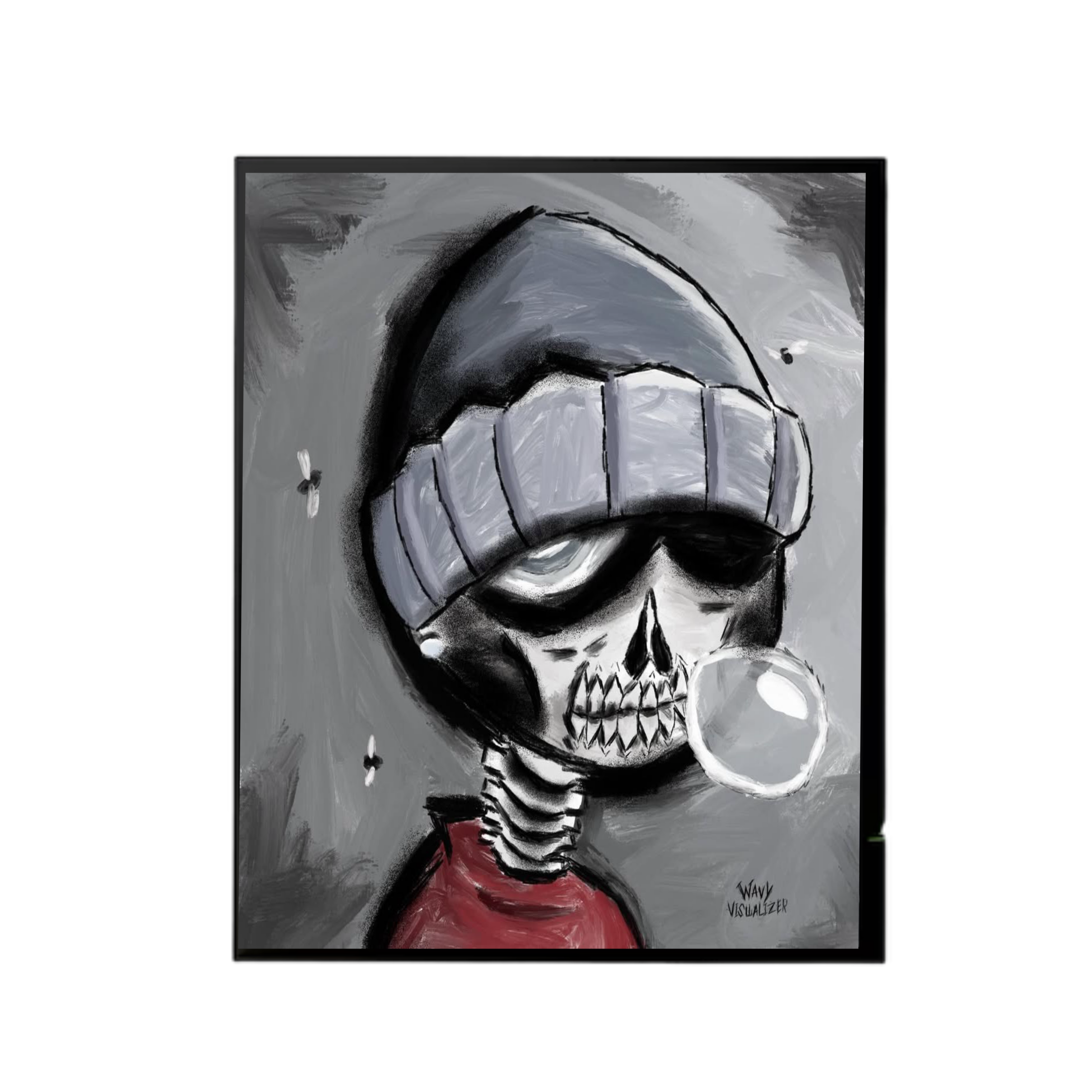 Xbox skeleton Skater Kid Print