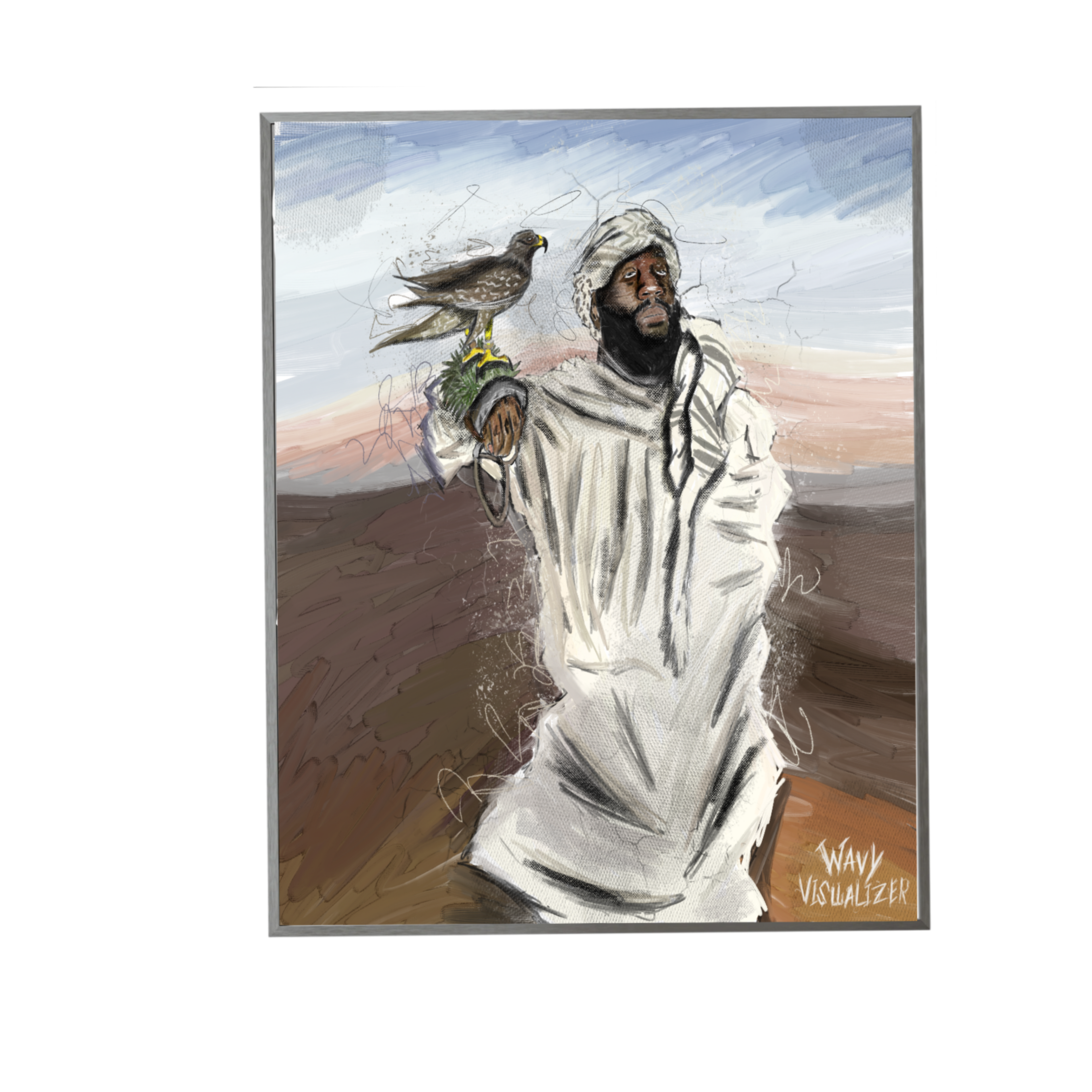 Rick Ross on a journey print