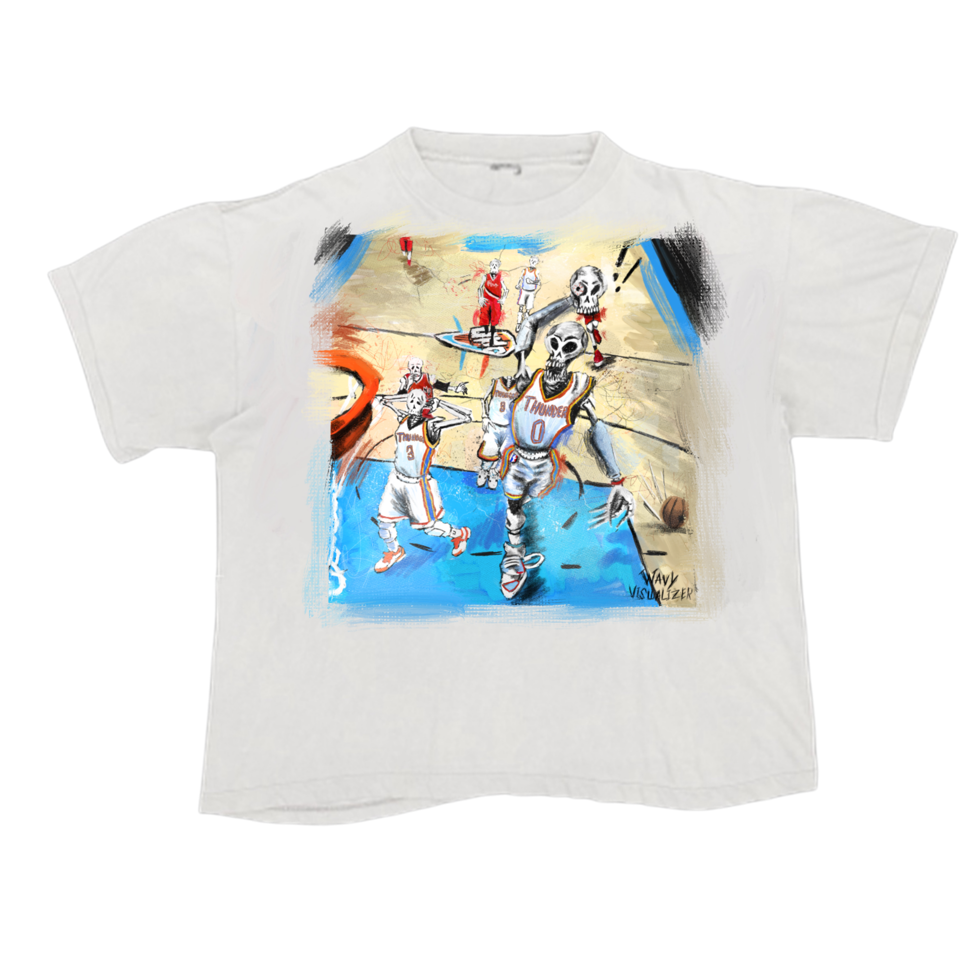 Russell Westbrook slam dunks t-shirt