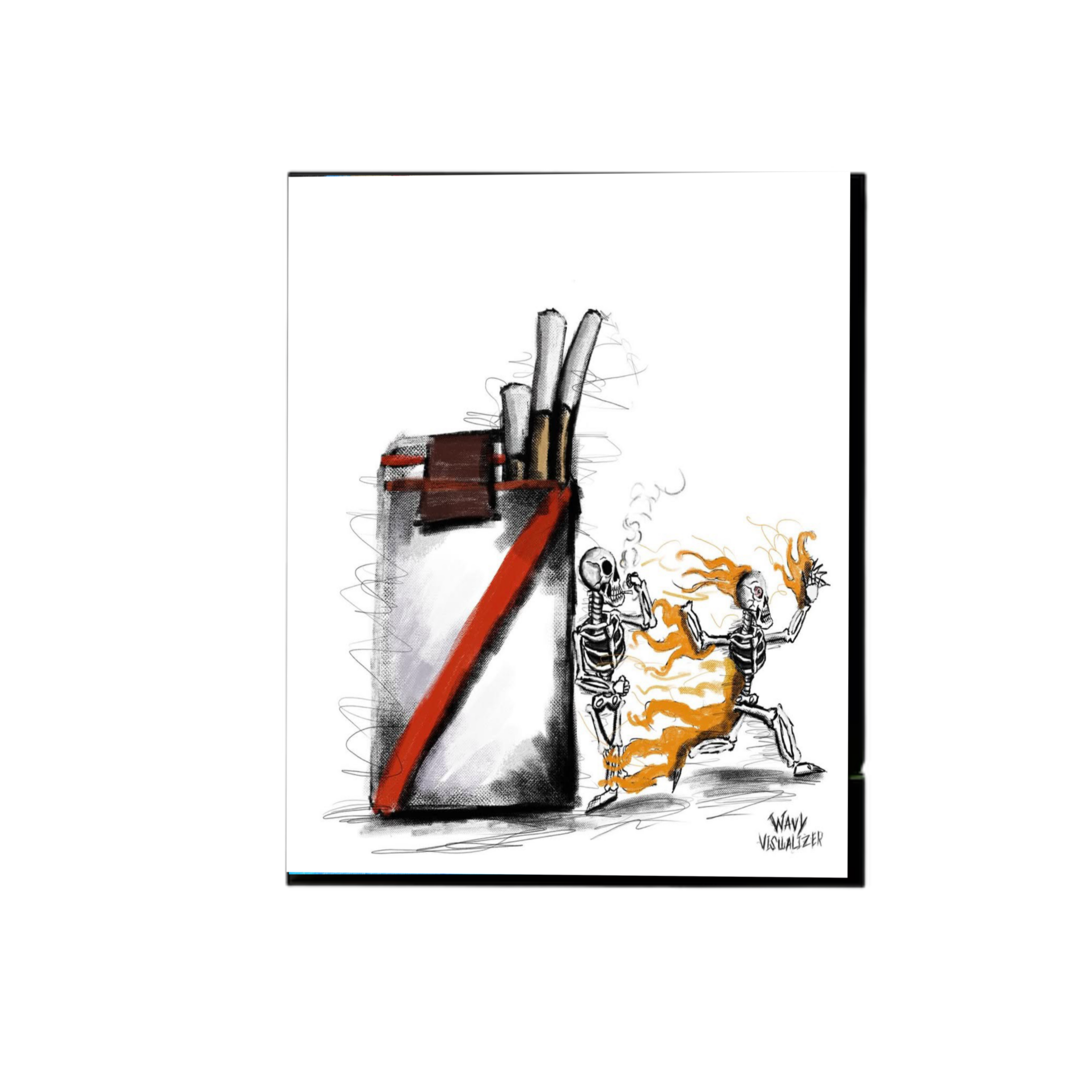 Cancer sticks print