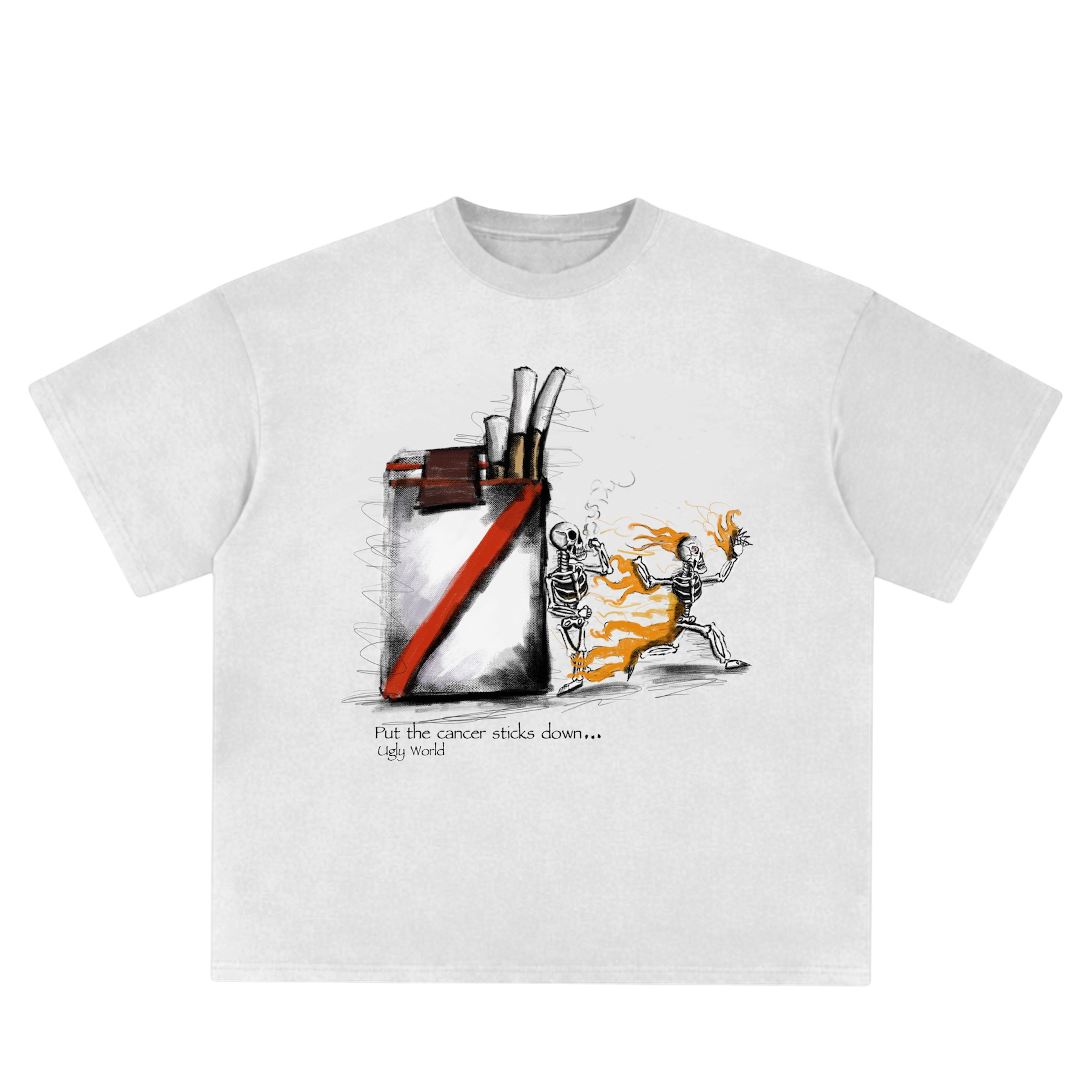 Ugly World Cancer Sticks T-Shirt