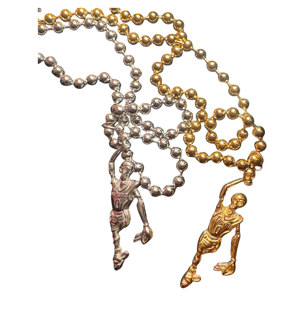 Russell Westbrook Skeleton dunking Stainless Steel Chain